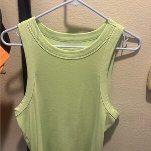 Lime Green Sleeveless Women's Top old navy